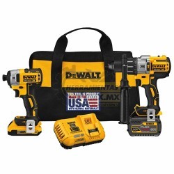 Combo de Taladro Percutor y Llave de Impacto Flexvolt DeWalt DCK299D1T1
