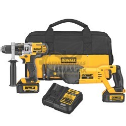 Kit Atornillador/Taladro y Sierra Sable 20V DeWalt DCK292L2