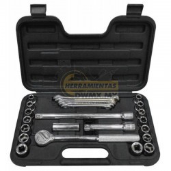 Juego de Herramientas Mecánicas Mando 1/2'' STANLEY 86-736