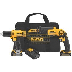 Combo de Taladro y Sierra Sable Inalámbrico DeWalt DCK212S2