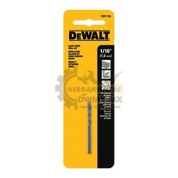 Broca Acero Alta Velocidad 1/16" DeWalt DW1104