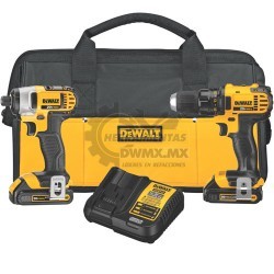 Combo de Taladro y Llave de Impacto Inalámbrico DeWalt DCK280C2