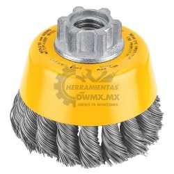 Carda Trenzada de 3" x 5/8 DeWalt DW4910