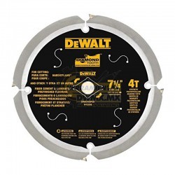 Disco Corte Fibrocemento 7-1/4'' x 4T DEWALT DWA3193PCD