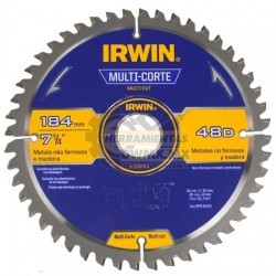 Disco Sierra para Aluminio 7-1/4" 48 Dientes IRWIN 363017LA