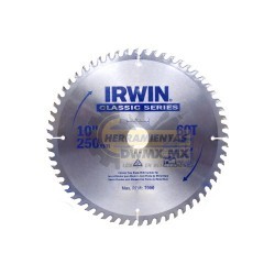Disco Sierra para Madera Cortes Finos 10" 60 Dientes IRWIN 15186