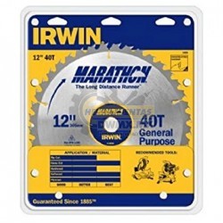 Disco Sierra para Madera Cortes Finos 12" 40 Dientes IRWIN 15188