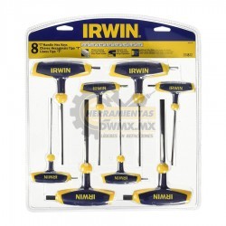 Juego de 8 Llaves Hexagonales Tipo ''T'' IRWIN 10770