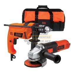 Kit Rotomartillo y Esmeriladora BLACK & DECKER HG5072B-B3