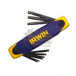 Juego de Llaves Hexagonales Punta Bola Tipo Navaja Irwin 10768