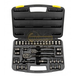 Juego de Autocle 37 Piezas Cromo Negro Stanley 87-320