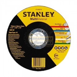 Disco de Corte Extrafino Multimaterial 4-1/2" STANLEY STA8070