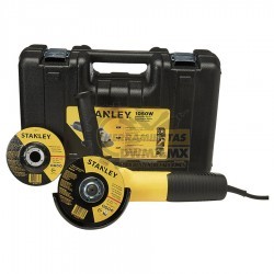 Combo Miniesmeriladora 4-1/2'' y 2 Discos Diamantados STANLEY SGS1045K-B3