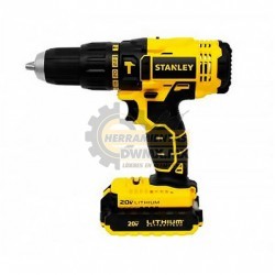 Taladro Percutor 20V Stanley SCH201C2K-B3
